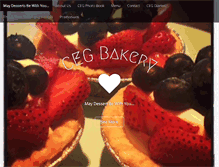 Tablet Screenshot of cegbakery.com